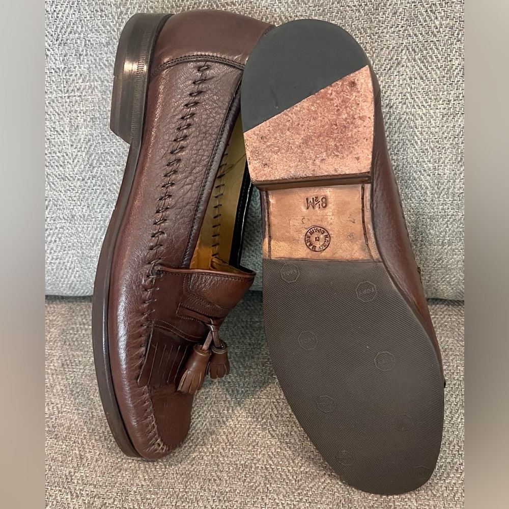 MEZLAN - Men’s Loafers - Tassel - Brown - Picture 2 of 2